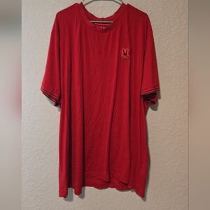 Psycho Bunny Red Tee- Flawed